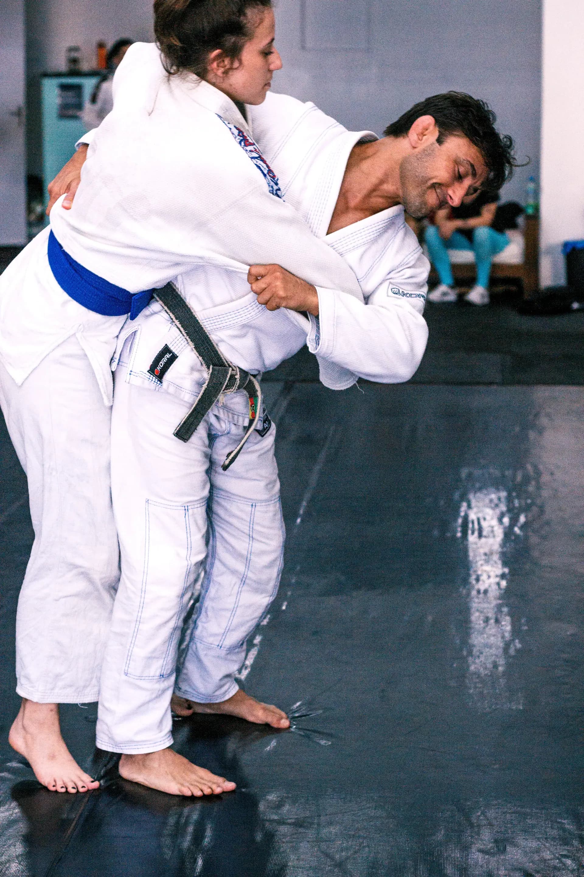 Treino de Judô na Base Behring