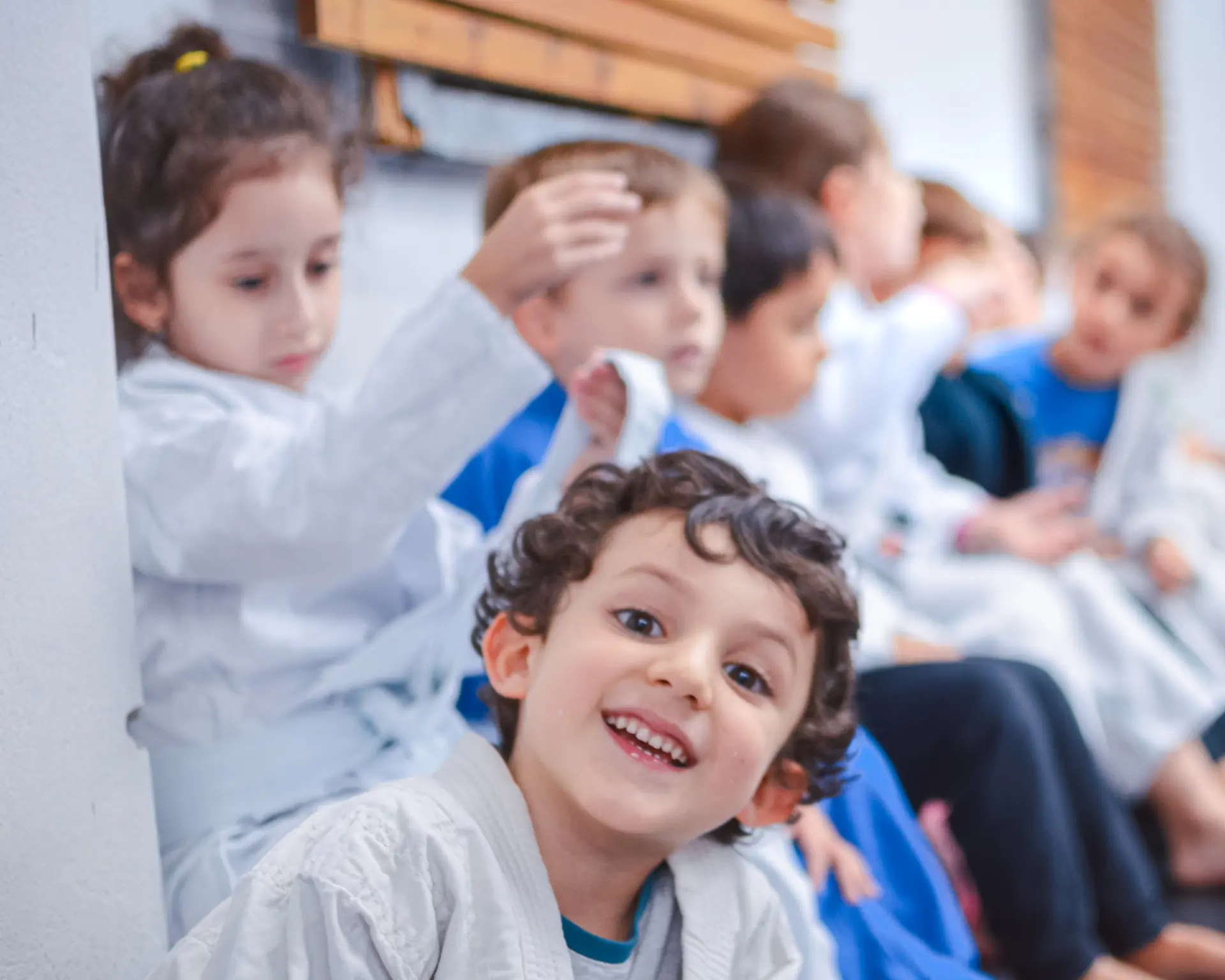 Treino de Kids na Base Behring